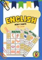 Aperçu - Feuilles d'exercices - Body Parts Clip Cards | Vocabulary - Page de couverture