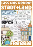Aperçu - Préparation de séquence / Séquence complète - Wohnen in der Stadt und auf dem Dorf Deutsch, Allemand - Sprechen - Page de couverture
