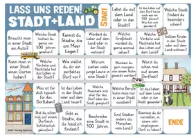 Vista previa - Juegos / Gamificación - Stadt und Land - Spiel zum Sprechen Deutsch / Alemán - página 1