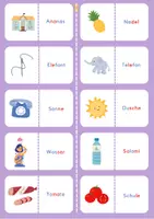 Vorschau - Spiele - Lese-Domino (FREEBIE) für den Anfangsunterricht Deutsch - Seite 1