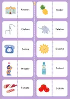 Vorschau - Spiele - Lese-Domino (FREEBIE) für den Anfangsunterricht Deutsch - Seite 2