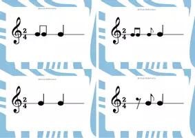 Vista previa - Unidades / Secuencias / Situaciones de Aprendizaje - Paquete de Juegos Musicales | Doble, Boom, tarjetas y juegos de Lenguaje Musical - página 3