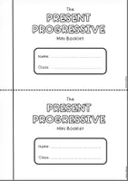 Aperçu - Feuilles d'exercices - THE PRESENT PROGRESSIVE Mini Booklet | Grammar | Present Continuous - Page 1