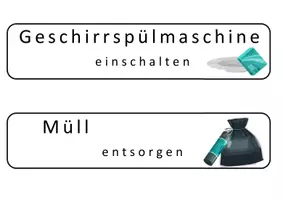 Vorschau - Poster - Materialpaket Küchenaufgaben zum Losen + Liste für den Fachunterricht - Seite 2