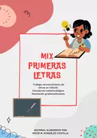Vista previa - Tarjetas / Manipulativos - Mix primeras letras - Portada