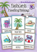 Vorschau - Bildkarten - Flashcards Travelling/Holidays auf Englisch - Deckblatt