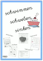 Vorschau - Stundenentwürfe - Materialpaket_ Schwimmen, Schweben, Sinken - Deckblatt