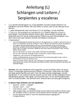 Vorschau - Arbeitsblätter - Fehlerbesprechung mit Schlangen und Leitern - Seite 1