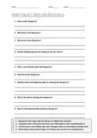 Vorschau - Arbeitsblätter - AB mit Fragen zum Thema "Bosporus" + Lösungsblatt - Deckblatt