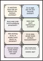 Vorschau - Aufgabenkarten - Konflikte - Streit - Diskussionsfragen -Ethik - Religion - Seite 3