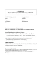 Vorschau - Stundenentwürfe - Großer Unterrichtsentwurf: Intermediärer Erbgang - Seite 1