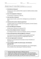Vorschau - Arbeitsblätter - AB mit Fragen zum Thema "Botswana" + Lösungsblatt - Deckblatt