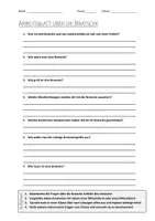 Vorschau - Arbeitsblätter - AB mit Fragen zum Thema "Bratsche" + Lösungsblatt + Mindmap + Infografik - Deckblatt
