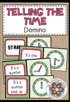 Vista previa - Unidades / Secuencias / Situaciones de Aprendizaje - Telling the time - Domino - Portada
