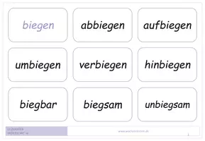 Vorschau - Fördermaterial/Inklusion - Lesetraining: das lange -ie - Lesekarten - Seite 1