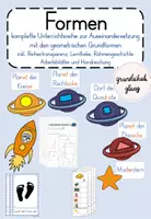 Vorschau - Unterrichtsreihen - Unterrichtsreihe Formen (Willi im Weltall der Formen) - Deckblatt