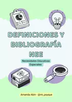 Vista previa - Refuerzo / NEE / Materiales de apoyo - Definiciones y Bibliografía NEE - Portada