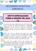 Vista previa - Refuerzo / NEE / Materiales de apoyo - Medidas atención a la diversidad - Amanda Abín - página 1