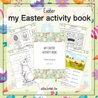 Aperçu - Feuilles d'exercices - My Easter Activity Book - The British Fox - Page de couverture