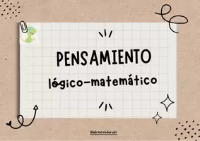 Vista previa - Unidades / Secuencias / Situaciones de Aprendizaje - Pensamiento lógico -matemático @elrinconderukii - Portada