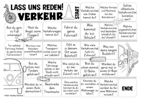 Vista previa - Juegos / Gamificación - Alemán Deutsch Verkehr Lass uns reden! Sprechen - Spiel - página 2
