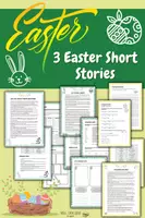 Vorschau - Arbeitsblätter - Easter Reading: 3 Easter Short Stories (inkl. Vokabelhilfen, Reading Comprehension Tasks und Lösungen) - Deckblatt
