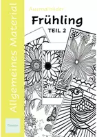 Vorschau - Mal- und Bastelvorlagen - Ausmalbilder - Frühling - Teil 2 (15 Bilder) - Deckblatt
