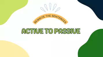 Vorschau - Bildkarten - ACTIVE TO PASSIVE - task cards - Seite 1