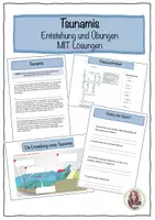 Vorschau - Unterrichtsreihen - Geografie - "Tsunamis" (Kl. 7-9) - Deckblatt