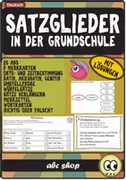 Vorschau - Arbeitsblätter - Satzglieder - Eine Aufgabensammlung für die Grundschule (26 ABs, Zeitbestimmung, Ortsbestimmung, Dativ, Akkusativ, Genitiv u.v.m.) - Deckblatt