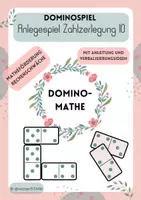 Vorschau - Arbeitsblätter - Dominospiel Anlegespiel Zahlzerlegung ZR10 (Matheförderung) - Deckblatt