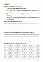 Vorschau - Mal- und Bastelvorlagen - Der Pharao - Seite 3