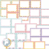 Vista previa - Elementos para la creación de materiales - Task Cards Format Cheerful 2 Set - Portada