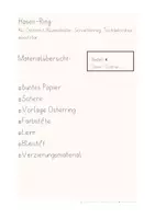 Vorschau - Mal- und Bastelvorlagen - Hasenring - Osternest - Eierhalter - Tischdekoration etc. - Seite 1