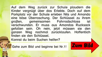 Vorschau - Arbeitsblätter - Interaktive Lesespurgeschichte Wald - Seite 3