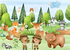 Vorschau - Arbeitsblätter - Hörspurgeschichte Wald - Seite 3