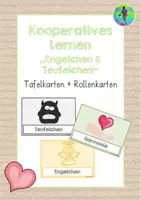 Vorschau - Bildkarten - Kooperatives Lernen - Engelchen und Teufelchen - Deckblatt