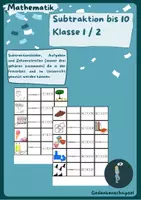 Vorschau - Spiele - Subtraktions-Spiel - Deckblatt