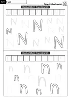 Vorschau - Arbeitsblätter - Buchstabeneinführung Buchstabe N - 1. Klasse - Seite 3