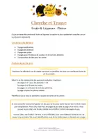Aperçu - Jeux - Cherche et Trouve - Fruits et Légumes - Page 1