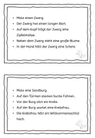 Vorschau - Mal- und Bastelvorlagen - Kunst Grundschule, Lesen und malen, Partnerarbeit - Seite 3