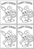 Vista previa - Manualidades / Dibujos para colorear - Easter Colouring Cards | #Pascua - página 2