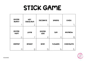 Vista previa - Juegos / Gamificación - EASTER STICK GAME - WITH ANSWERS - página 2