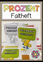 Vorschau - Merkblätter - PROZENT (Prozentrechnung) - Faltheft (Merkheft) - Deckblatt