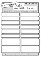 Vorschau - Anderer Materialtyp - Hase oder Kaninchen – Infos richtig entnehmen lernen - Seite 3