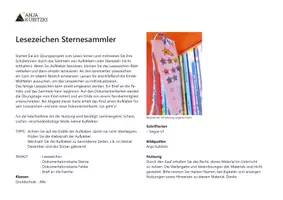 Vorschau - Fördermaterial/Inklusion - Lesen üben mit Sammelkarte - Leseförderung Übungsprojekt - Seite 1