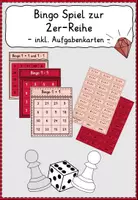 Vorschau - Spiele - Einmaleins Bingo für bis zu 4 SpielerInnen 3er-Reihe - Deckblatt