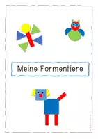Vorschau - Anderer Materialtyp - Vierecke, Dreiecke und Kreise Formenbuch - Seite 1