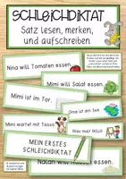 Vorschau - Anderer Materialtyp - Mein erstes Schleichdiktat - Deckblatt
