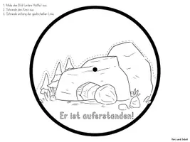 Vorschau - Arbeitsblätter - Ostern: Drescheiben: Er ist auferstanden + Ostergeschichte - Seite 2